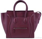 Mini Luggage Rust Maroon