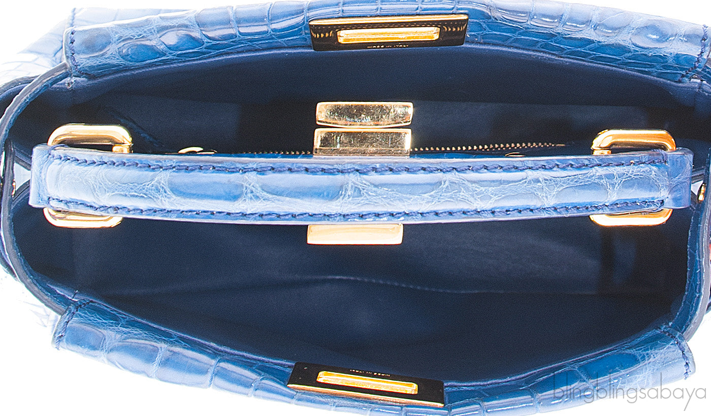 Blue Crocodile Mini Peekaboo