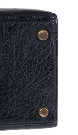 Hermes Vintage Kelly 28 Black Ostrich