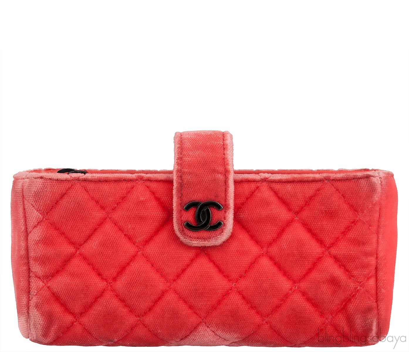 Chanel Small Velvet Clutch w/ Chain