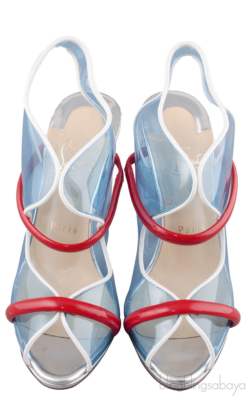 Aqua Ronda PVC Slingback