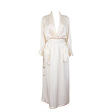 Loewe Ivory white Pleated Maxi Skirt & Long Sleeve Shirt