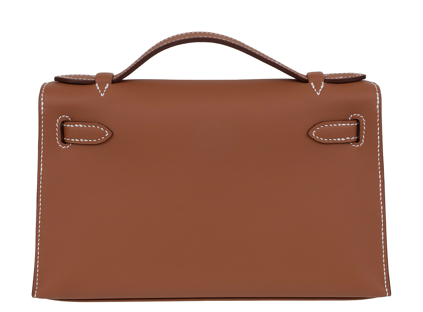 Hermes Kelly Pochette Swift Gold PHW