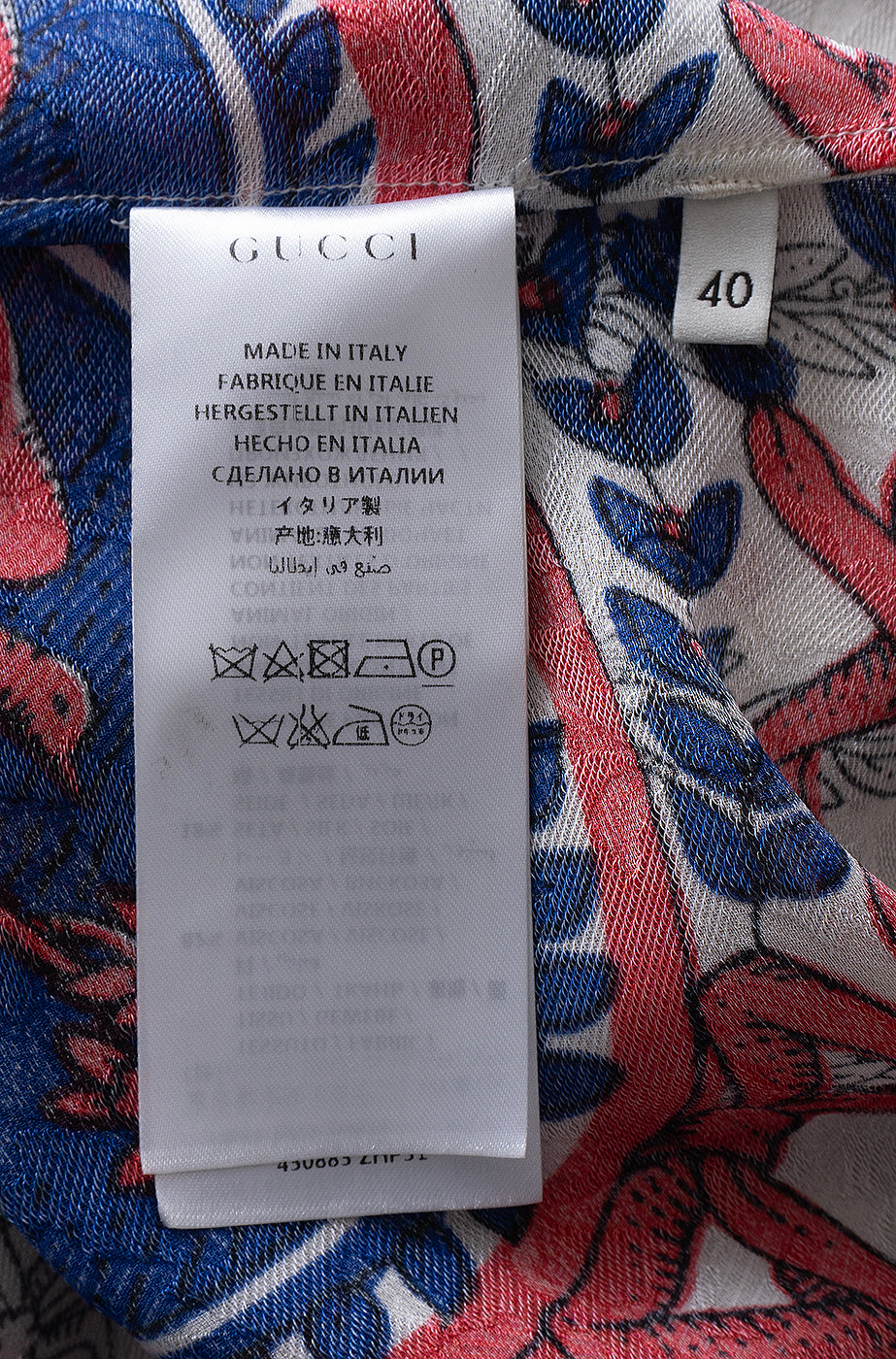 Gucci Multicolor Printed Top and Skirt