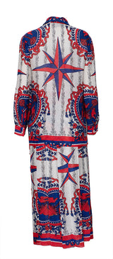 Gucci Multicolor Printed Top and Skirt