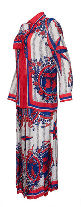 Gucci Multicolor Printed Top and Skirt