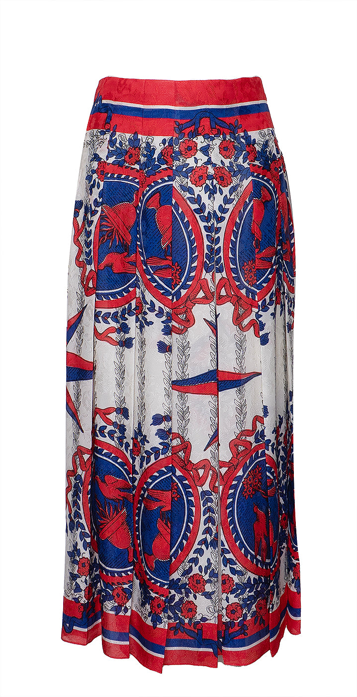 Gucci Multicolor Printed Top and Skirt