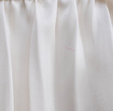 Loewe Ivory white Pleated Maxi Skirt & Long Sleeve Shirt