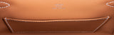 Hermes Kelly Pochette Swift Gold PHW