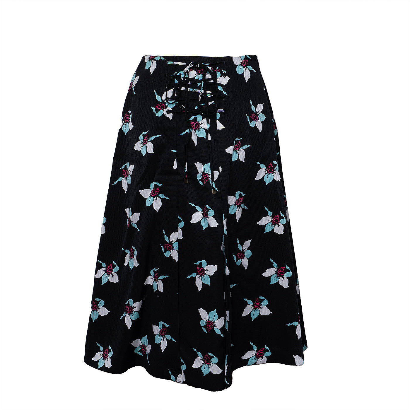 Maeve Black Printed Skirt