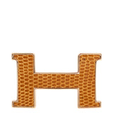 Hermes Lizard Constance Gold 24 mm Belt Buckle