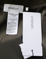 Sportmax Khaki Green Long Skirt