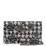 Chanel 2.55 Reissue Camellia Tweed Black and White Flap Bag