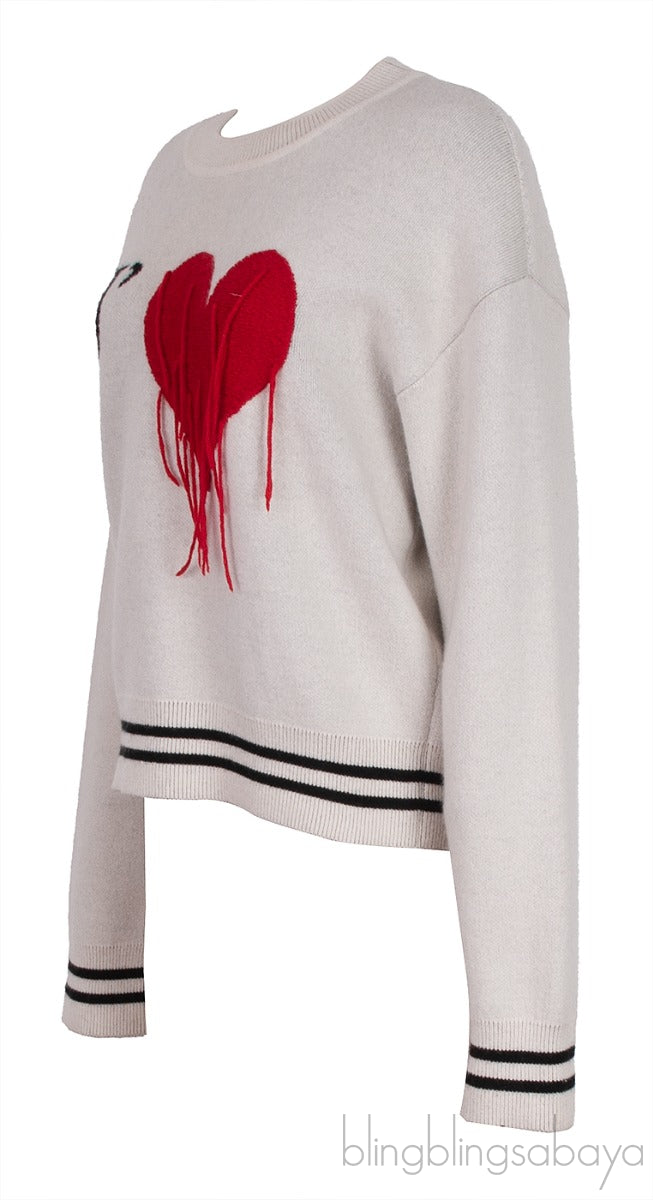 Dior Je T\'Aime Dior Cashmere Blend Sweatshirt