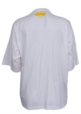 PRADA White Embellished Cotton Top