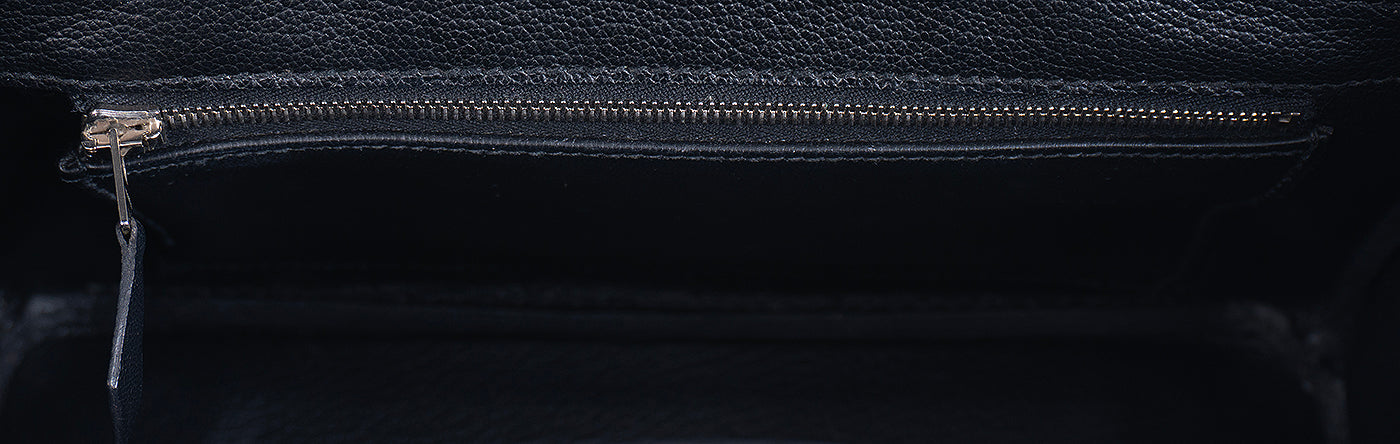 Hermes Birkin 25 Black Varanus Niloticus Lizard PHW