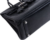 Hermes Birkin 25 Black Varanus Niloticus Lizard PHW