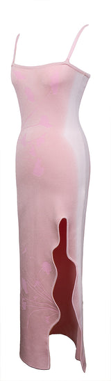 PH5 Pink Iris Floral Print Maxi Tank Dress