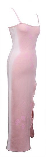 PH5 Pink Iris Floral Print Maxi Tank Dress