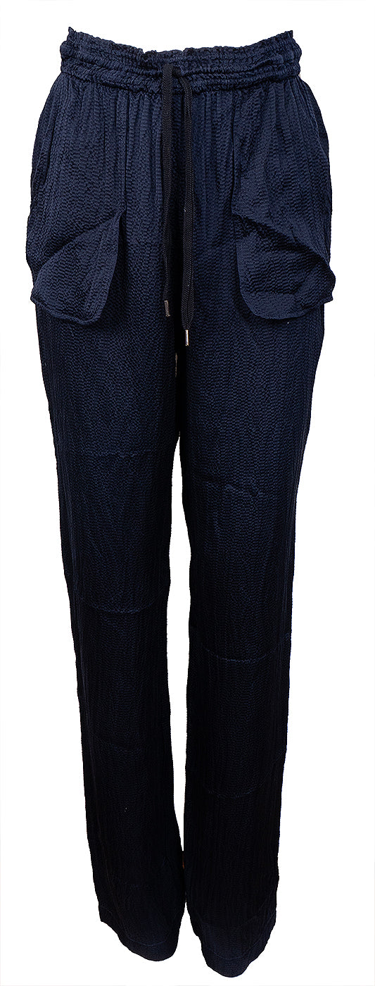 Roland Mouret Dark Blue Asymmetric Top  and Trouser