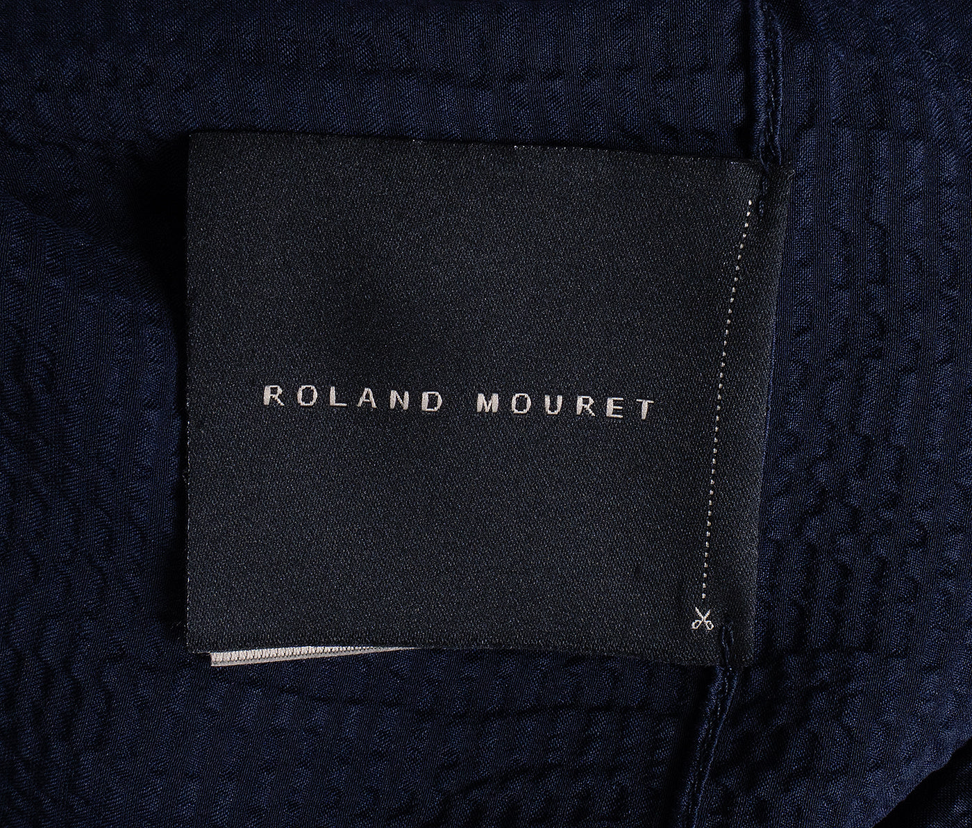 Roland Mouret Dark Blue Asymmetric Top  and Trouser