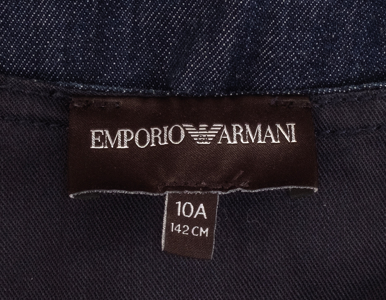 Emporio Armani sleeveless denim dress kids