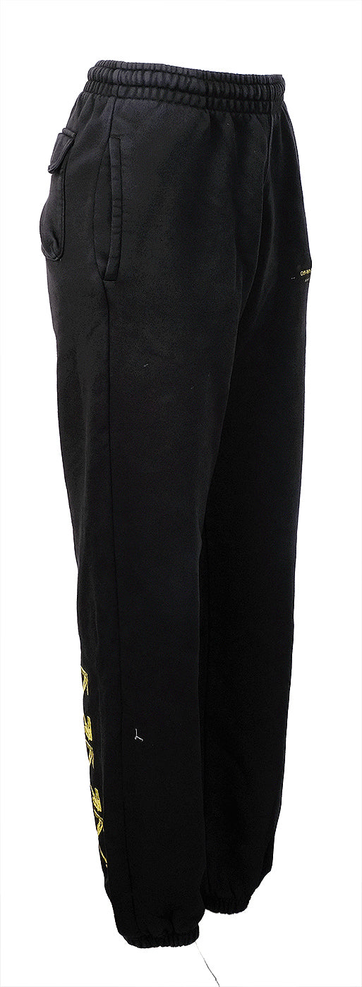Off-White Black Arrows Logo Print Track Pants
