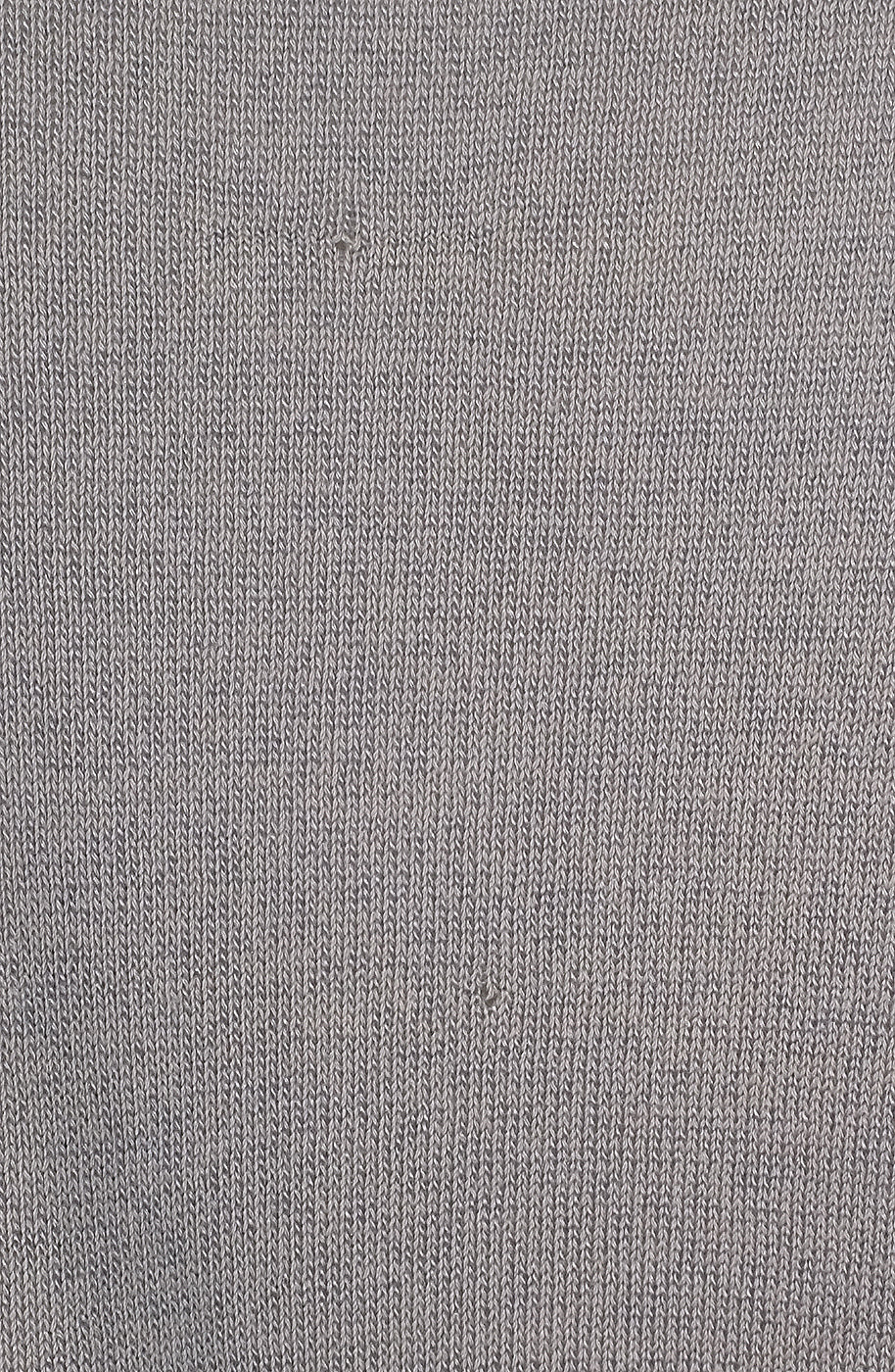 Chanel Grey Knit Short sleeve Blouse & Mini Skirt