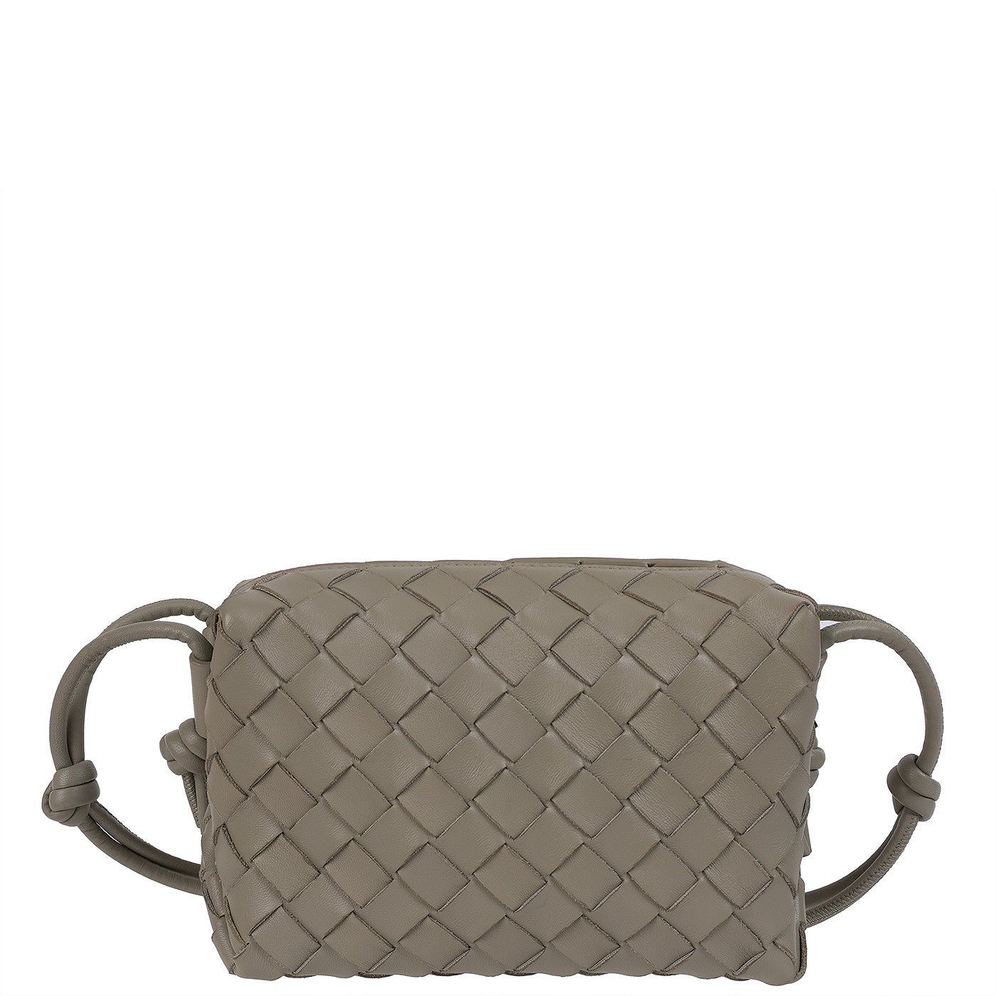 Bottega Veneta Travertine Mini Loop Camera Bag