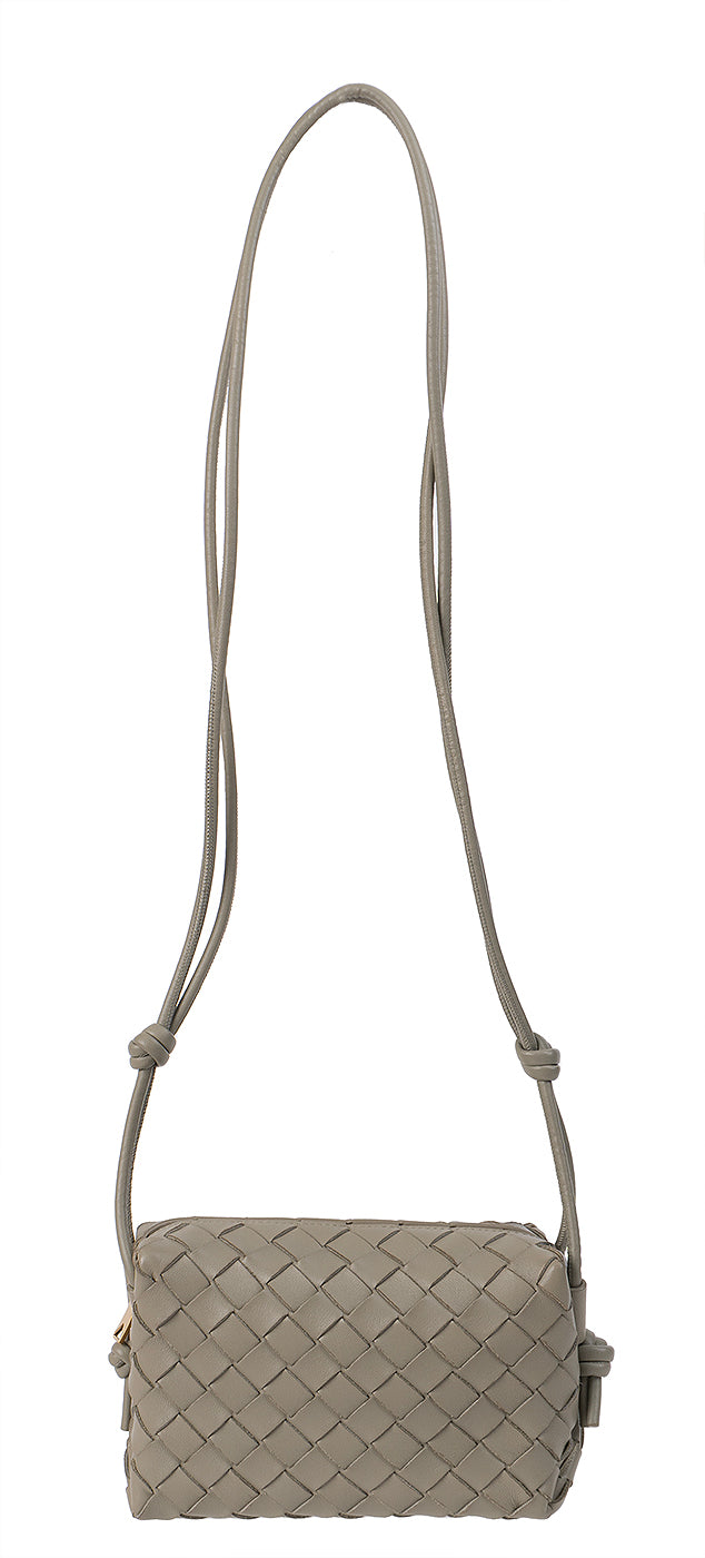 Bottega Veneta Travertine Mini Loop Camera Bag