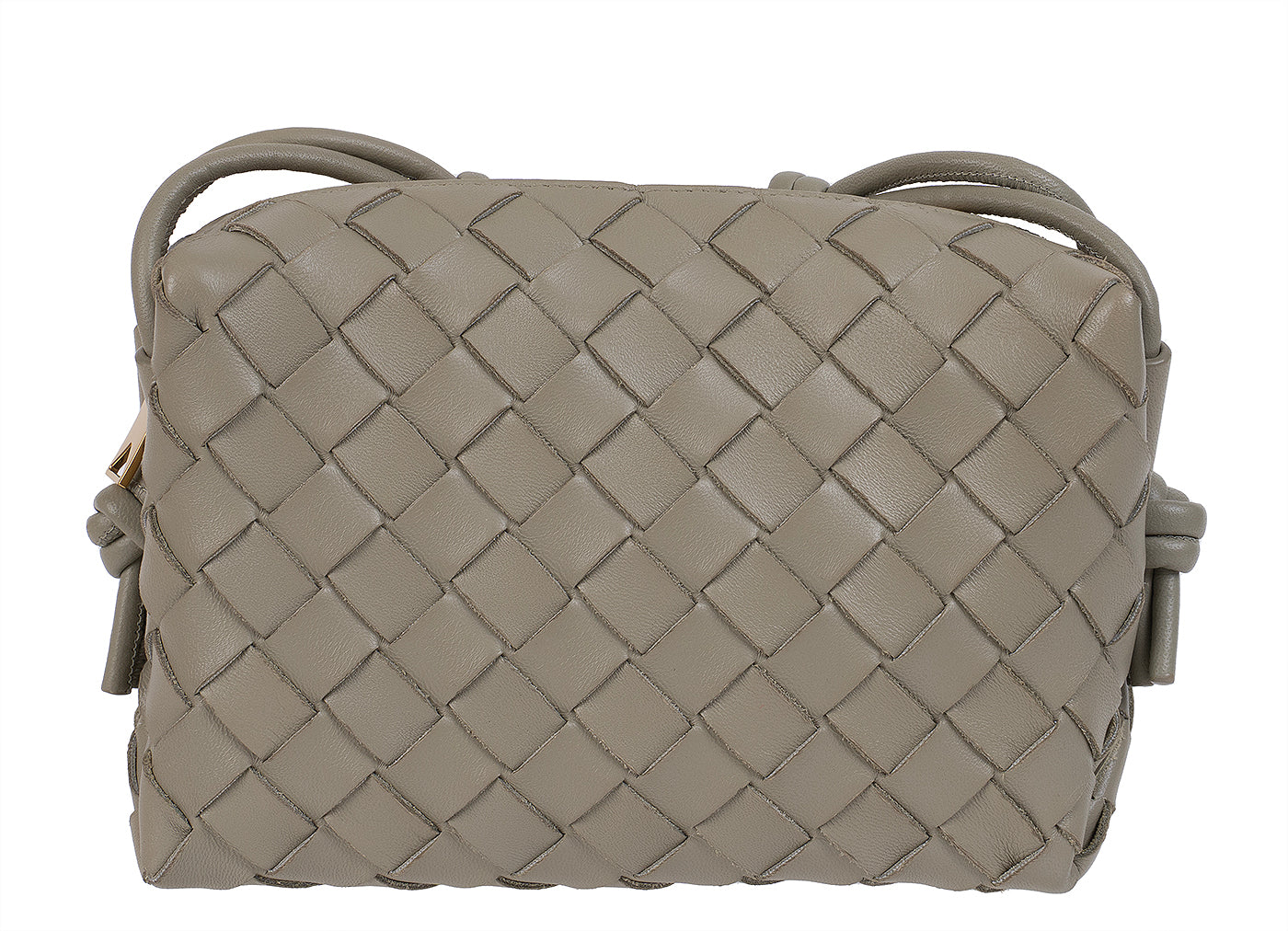 Bottega Veneta Travertine Mini Loop Camera Bag