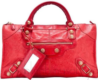 Coral Red Giant Work Bag