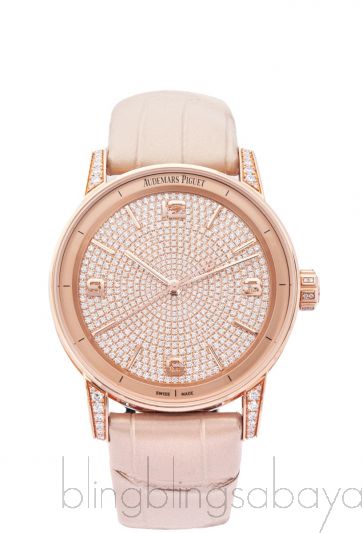 Pink Gold Diamond 41 mm Ladies Watch