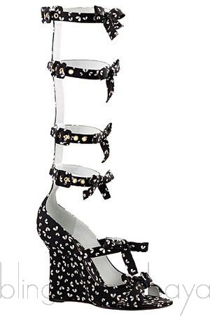 Bow-Detailed Gladiator Sandals