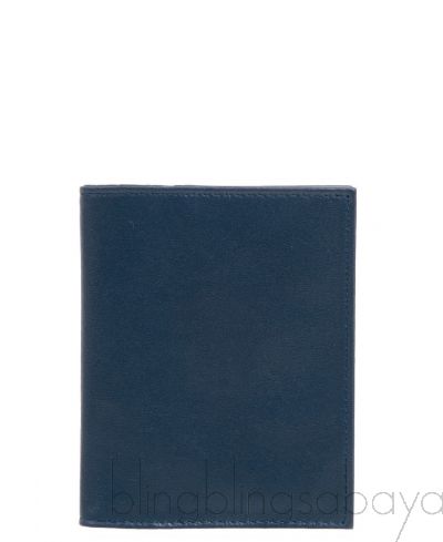 Dark Blue Bi-fold Cardholder 