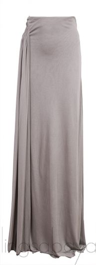Long Jersey Jacinda Grey Skirt   