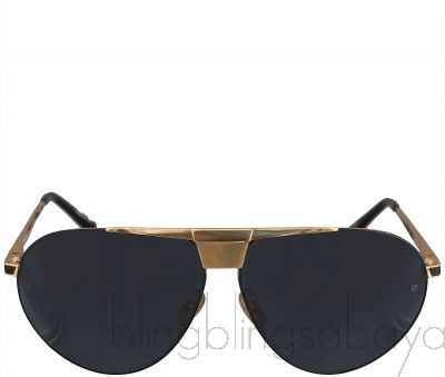 LFL461 Black & Gold Aviator Sunglasses 