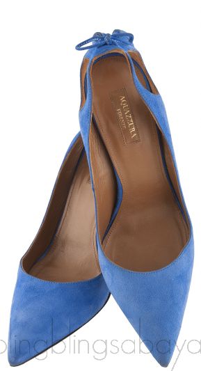 Blue Forever Marilyn Pointed Toe Heels