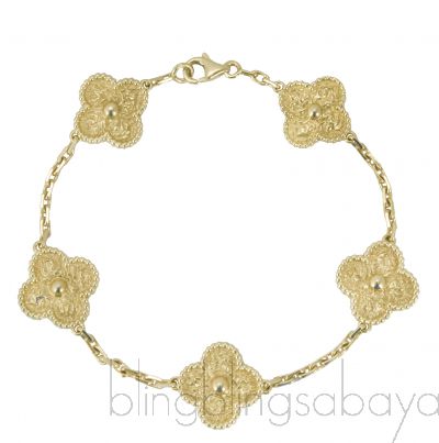 Vintage Alhambra Bracelet 5 Motif