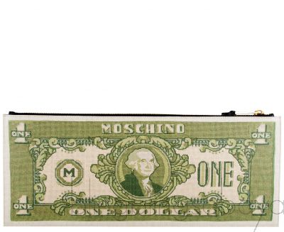 Dollar Bill Clutch Bag