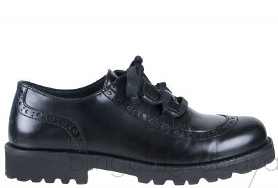 Calzature Stringata Black Shoes