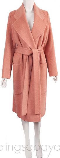 Carice Double Old Pink Coat