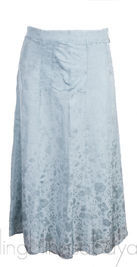 Sky Blue Midi Skirt 