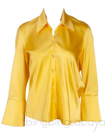 Plain Yellow Long Sleeve Shirt