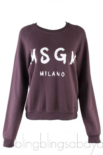 MSGM Choco Brown Sweatshirt