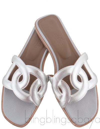 Omaha Silver Sandals