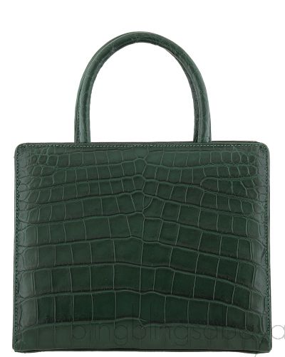 My Sweet Box Emerald Crocodile Bag