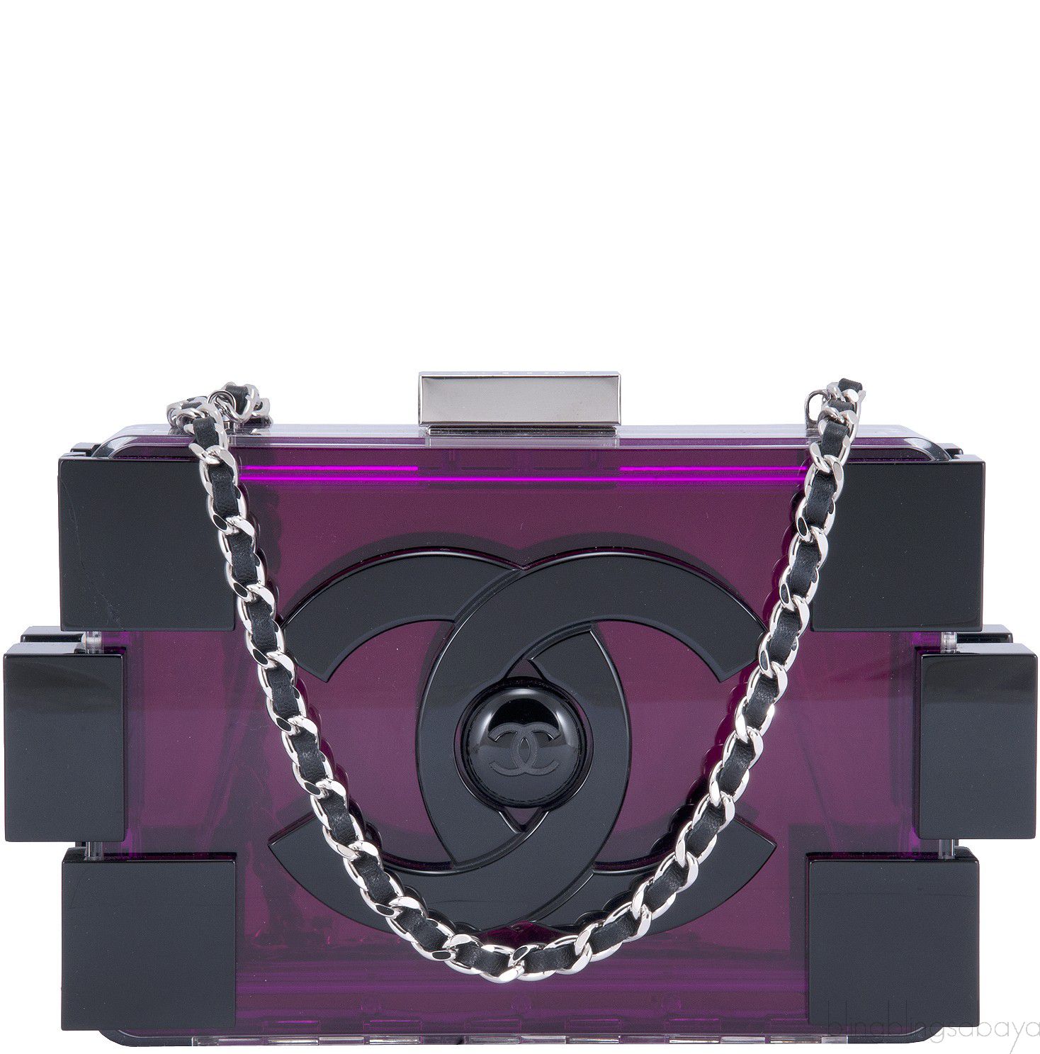 CHANEL, Bags, Chanel Crystal Authentic Chanel Lego Clutch Bag