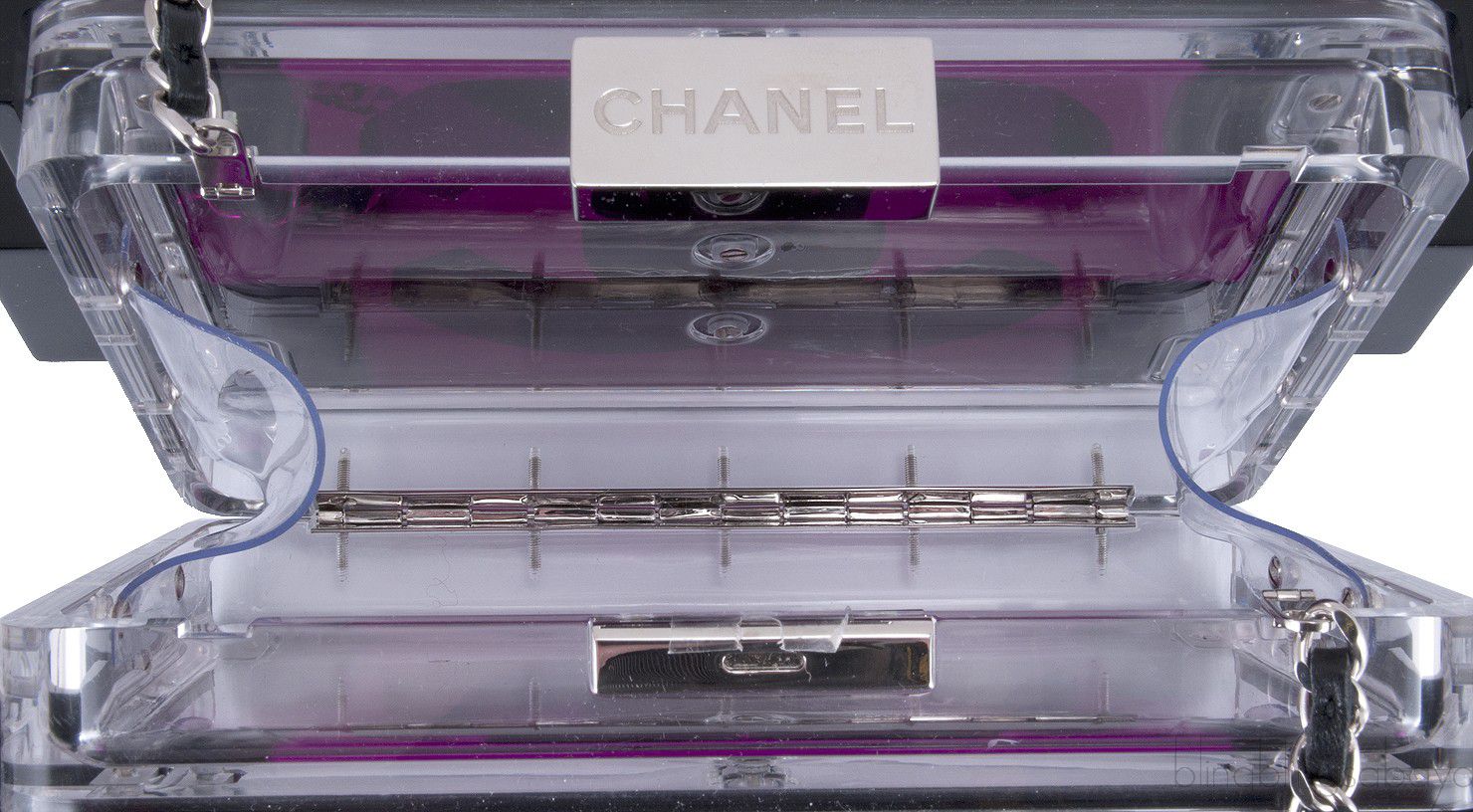 Chanel  LEGO Purple Plexiglass Clutch Bag - Buy & Consign