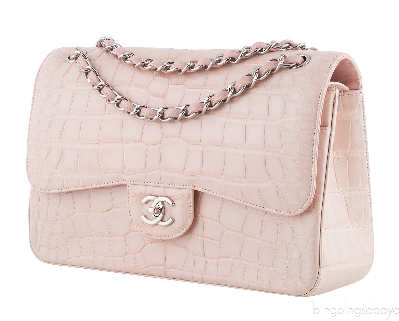 Light Pink Jumbo Crocodile Bag - Buy & Consign Authentic Pre-Owned Luxury  Goods